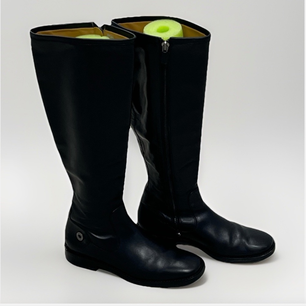 Cole Haan Black Knee High Riding Boots Womens Size 5 B Style D15559 - Picture 10 of 12
